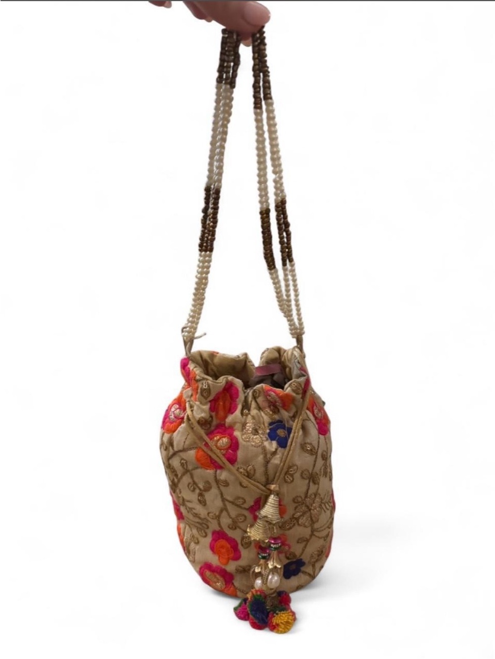 Handmade beaded bag - Picture 2 of 6